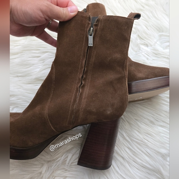 Marc Fisher Marysa Block Heel Platform Bootie - Picture 8 of 9